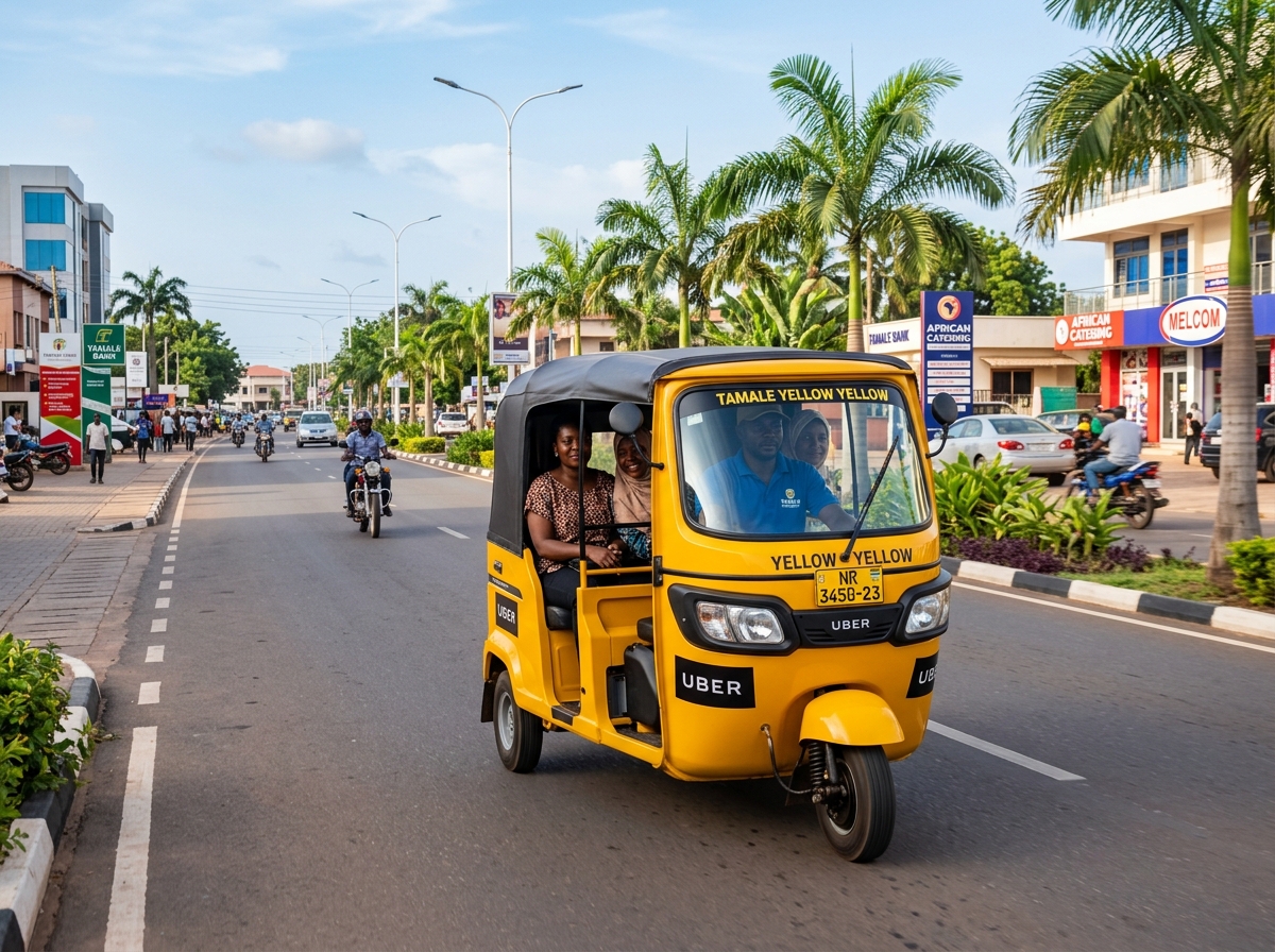 Tamale Yellow Yellow Tricycle